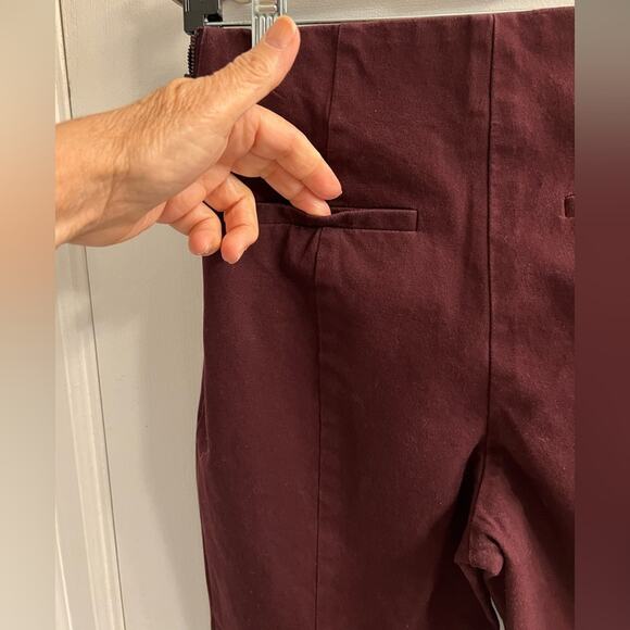 A New Day Burgundy Red Jeggins Sz 4 - Picture 3 of 5